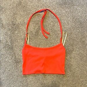 Neon PINK Halter Neck Women's Top